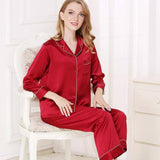 Silk Pajamas Long Mulberry Silk Two - piece Silk Pyjamas Set