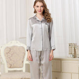 Silk Pajamas Long Mulberry Silk Two - piece Silk Pyjamas Set