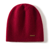 Cashmere Chunky Knit Beanie for Men and Women Cashmere Warm Hat for Fall Winter