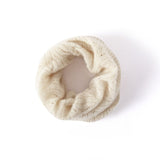 Cashmere Neck Gaiter Pure Cashmere Scarf for Men and Women Interlocking Braided Knit