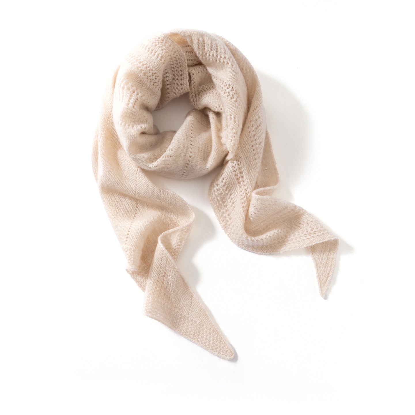 Diamond Cashmere Triangle Edge Scarf Cashmere Wrap for Women