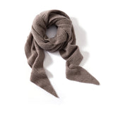 Diamond Cashmere Triangle Edge Scarf Cashmere Wrap for Women