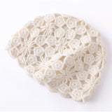 Handcrafted Crochet Knit Cashmere Beanie Inspired Cashmere Lace Beanie Hat