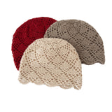 Handmade Crochet Cashmere Beanie for Women Cashmere Knit Hat