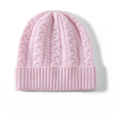 kids cashmere hat girls boys winter thick cold - proof warm knitted earmuffs cashmere beanie