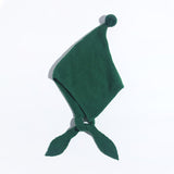 Kids Tie Cashmere Beanie Knit Elf Cashmere Hats with Pom Pom Multi Colors