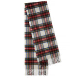 Long Cashmere Scarf with Tassel Plaid Cashmere Warps Multi Styles Winter Gifts