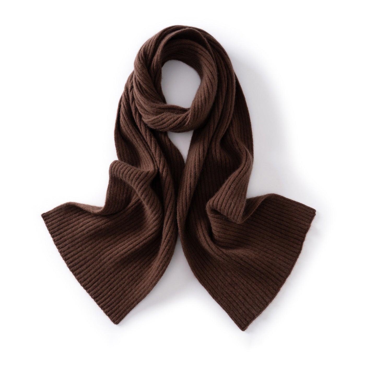 Long Ribbed Cashmere Scarf Unisex Cashmere Shawl Cashmere Wrap