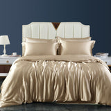 Luxury 100% 19 Momme 4PCS Silk Duvet Cover Set (fitted sheet)
