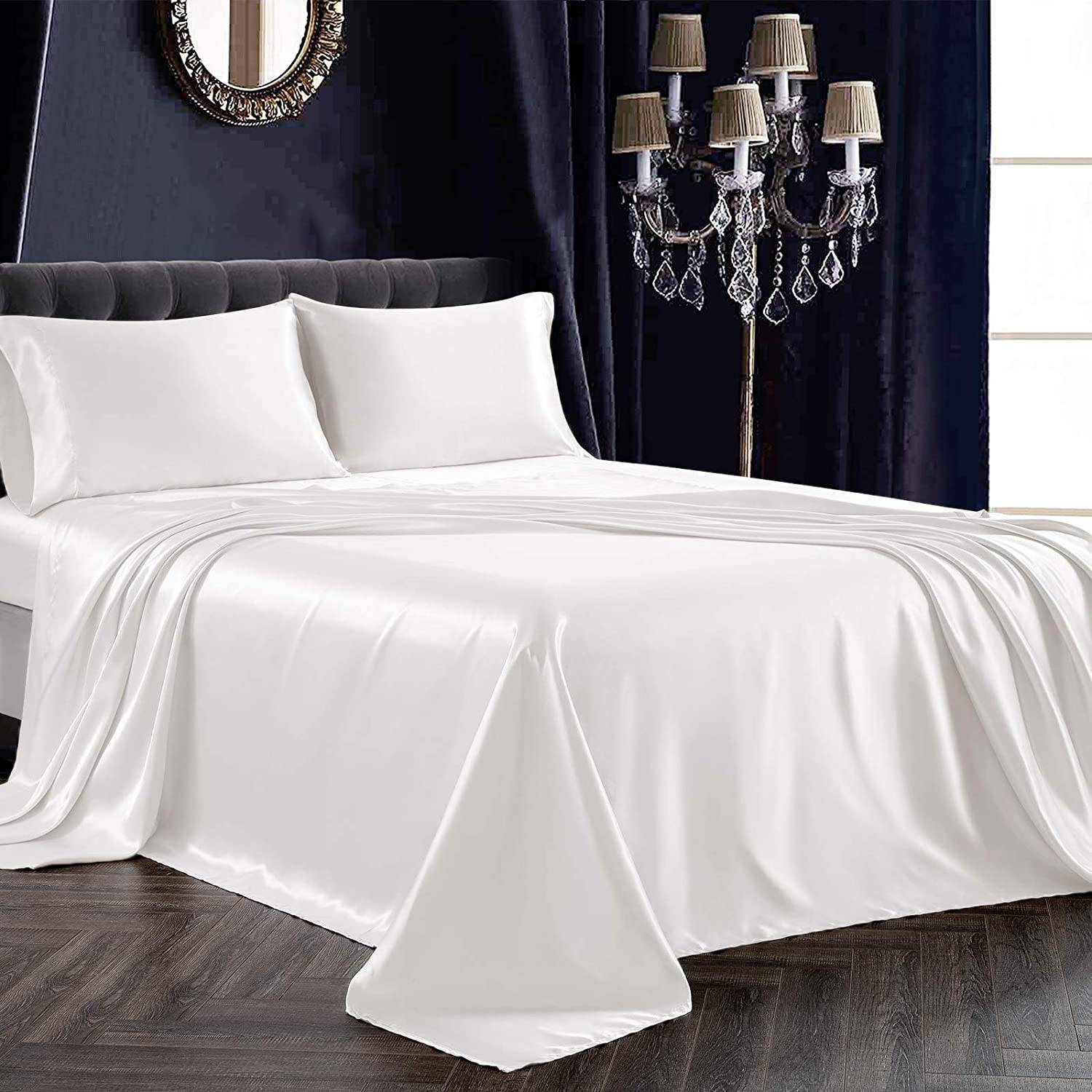 Luxury 100% Silk Bedding 25 Momme Mulberry 1 Pcs Silk Flat Sheet