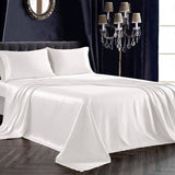 Luxury 100% Silk Bedding 25 Momme Mulberry 1 Pcs Silk Flat Sheet