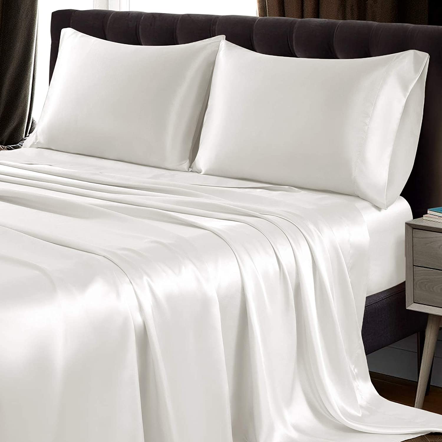 Luxury 100% Silk Bedding 25 Momme Mulberry 1 Pcs Silk Flat Sheet