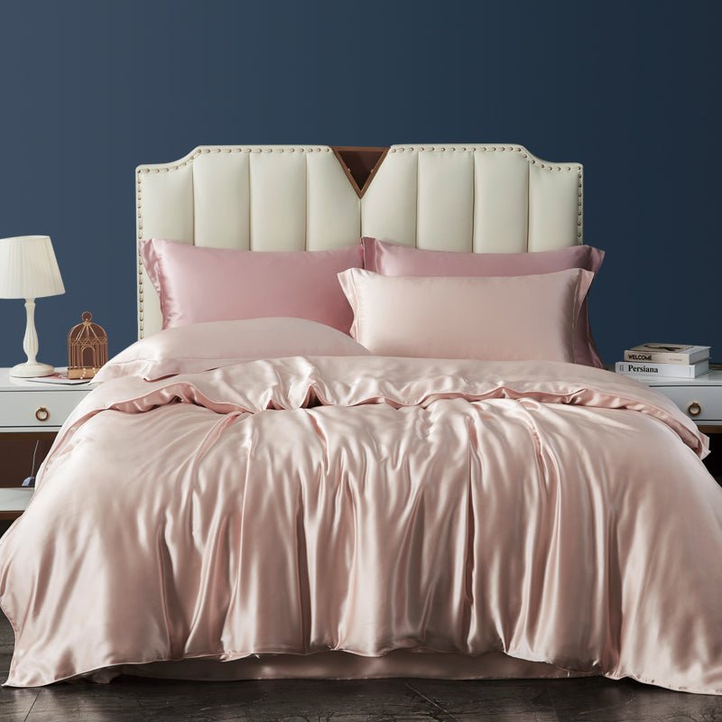 Luxury Silk Bedding Sets 19 Momme 3PCS Duvet Cover Set