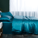 Luxury Silk Bedding Sets 19 Momme 3PCS Duvet Cover Set