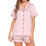 Mulberry Silk Pajamas For Women's Short Silk Sleepwear