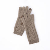 Pure Cashmere Gloves for Women Ladies Soft Cashmere Knitted Gloves Touch Screen
