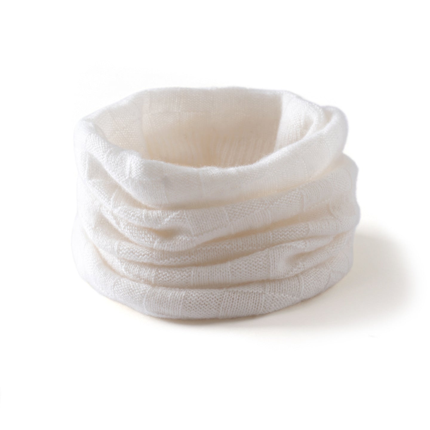 Pure Cashmere Knitted Neck Warmer Scarf Cashmere Neck Gaiter