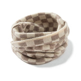 Pure Cashmere Neck Gaiter Cashmere Snood with Modern Patterns Cashmere Scarf