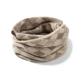 Pure Cashmere Neck Gaiter Cashmere Snood with Modern Patterns Cashmere Scarf