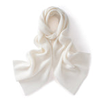 Ribbed Cashmere Scarf for Men and Women Cashmere Knit Wrap for Cold Weather