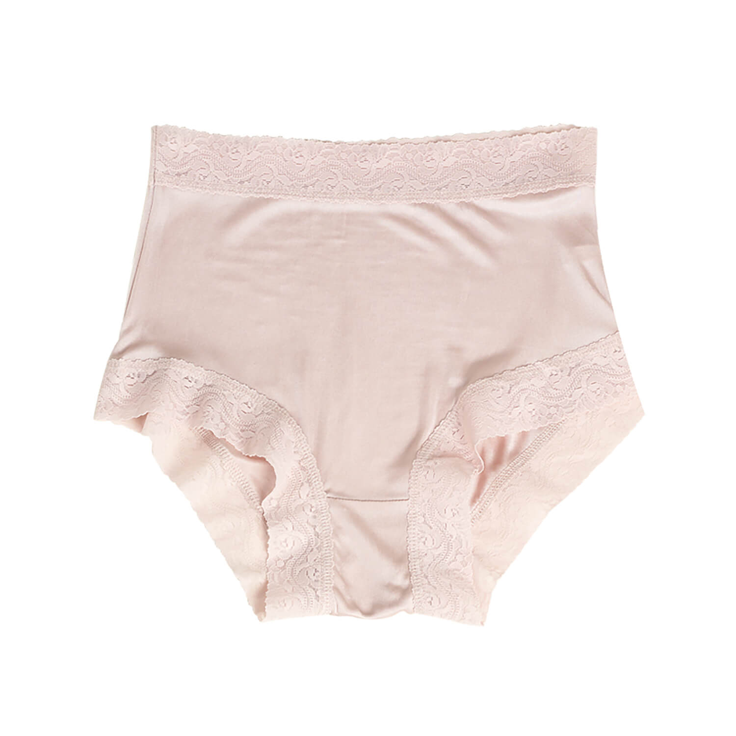 Silk boxer briefs for women summer lace silk mid - waist briefs