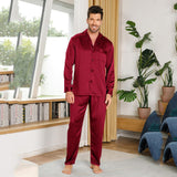 Silk Pajamas for Men 100% Real Silk Pajamas Set