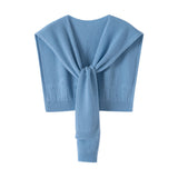 Soft Cashmere Knit Scarf Cashmere Scarf Back Wrap for Women