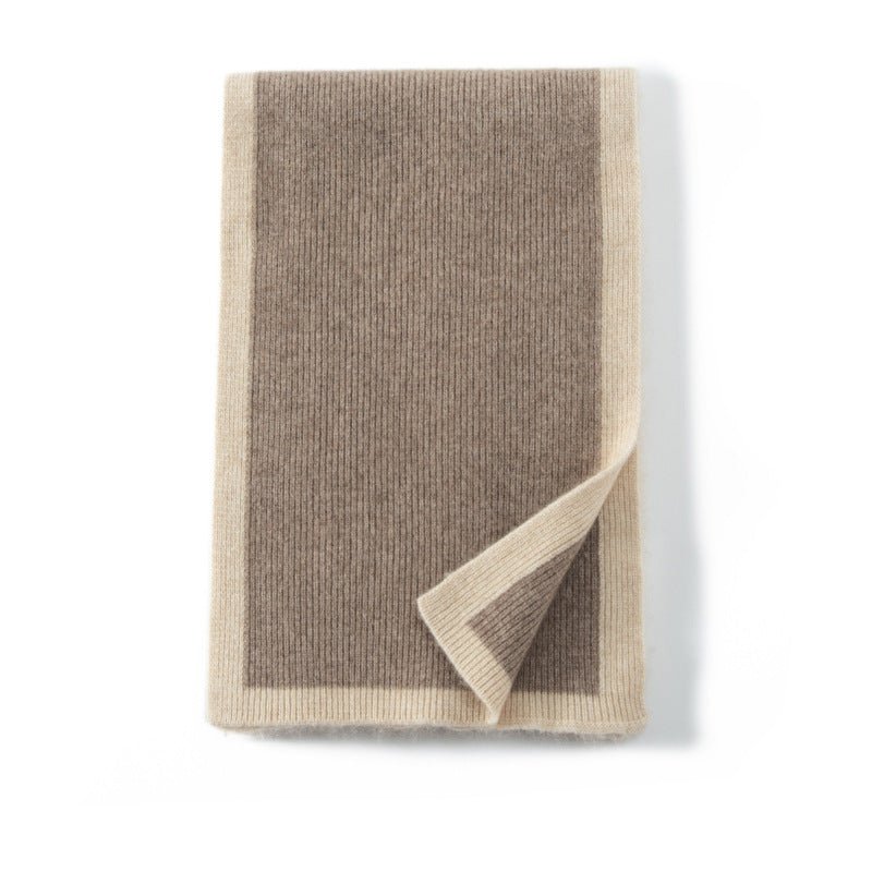 Women and Men Long Cashmere Scarf Lightweight Luxury Cashmere Stitch Scarves