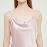 Women Silk Cami Set 100% Cowl Neck Silk Camisole Set