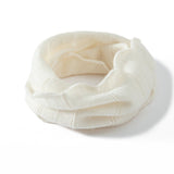 Womens Cashmere Neck Gaiter Cashmere Scarf Openwork Knit Cashmere Snood