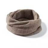 Womens Cashmere Neck Gaiter Cashmere Scarf Openwork Knit Cashmere Snood