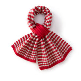 Womens Geometric Cashmere Knit Scarf Geometric Cashmere Wrap