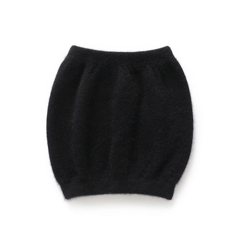 Womens Pure Cashmere Knit Belly Warmer Cashmere Belly Wrap for Winter