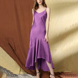 Womens Sexy Silk Dress Wedding Evening Formal Dresses