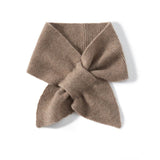 Womens Soft Cashmere Knitted Scarf Women Pull Through Cashmere Neck Warmer