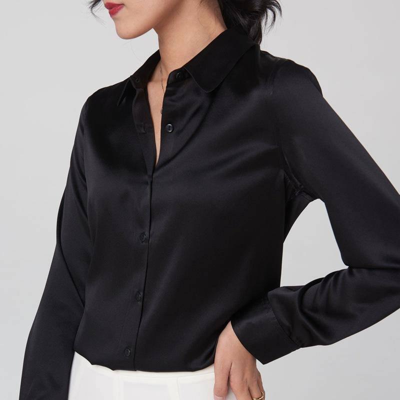 Black Silk Blouse