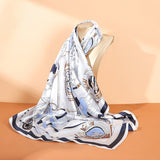 100% Mulberry Silk Scarf-Printed for women - slipintosoft