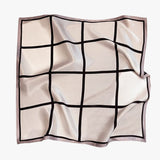 100% Pure Mulberry Silk Square Head Scarf For Women