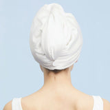 Silk Dry Hair Cap 100% Mulberry Terry Lined Hair Wrap Cap