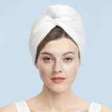 Silk Dry Hair Cap 100% Mulberry Terry Lined Hair Wrap Cap