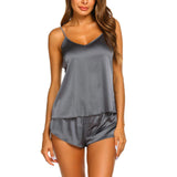 Affordable Silk Camisole Sleepwear For Womens Sexy Silk Cami Set  Shorts 100% Silk Sleepwear -  slipintosoft