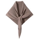 Cashmere Bandana Scarf Cashmere Triangle Wrap Cashmere Neck Tie Shawl