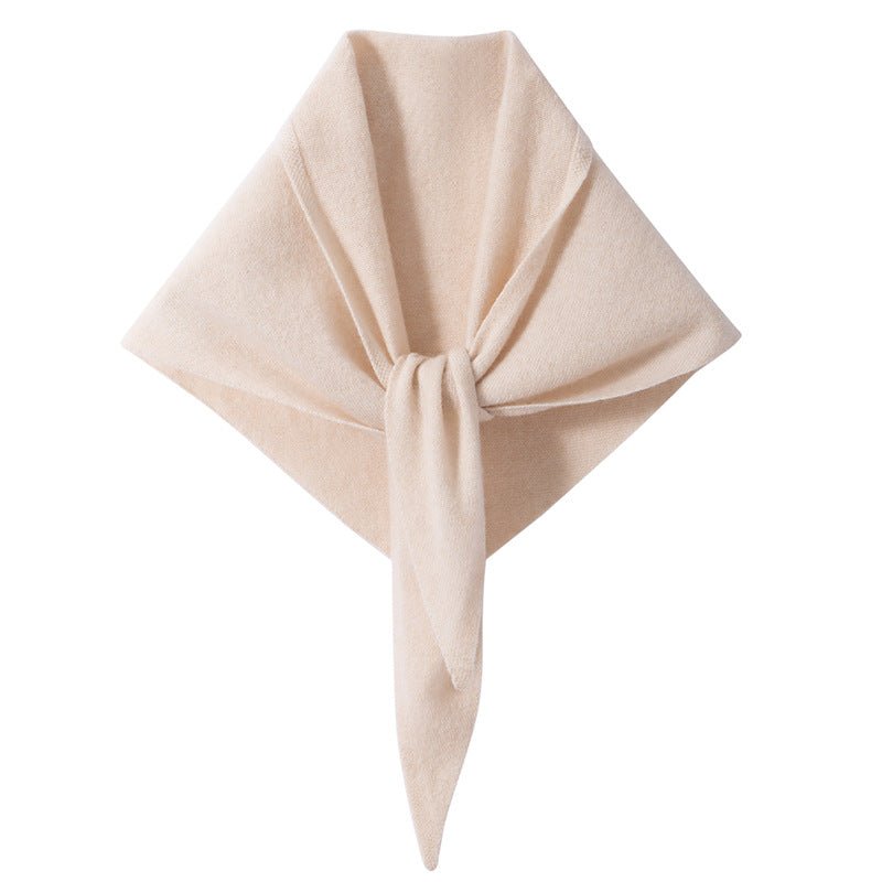 Cashmere Bandana Scarf Cashmere Triangle Wrap Cashmere Neck Tie Shawl