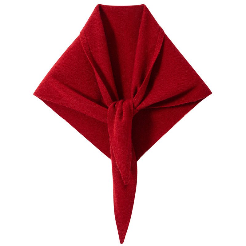 Cashmere Bandana Scarf Cashmere Triangle Wrap Cashmere Neck Tie Shawl