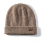 Cashmere Beanie Double - layer Thickened Winter Cashmere Hats Women and Men