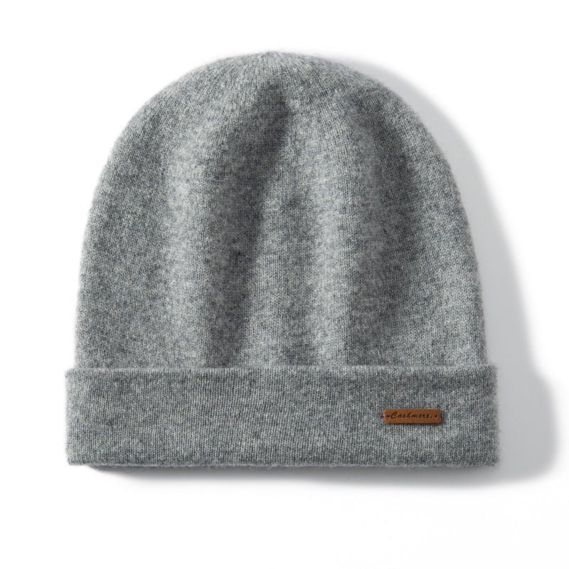 Cashmere Beanie Double - layer Thickened Winter Cashmere Hats Women and Men