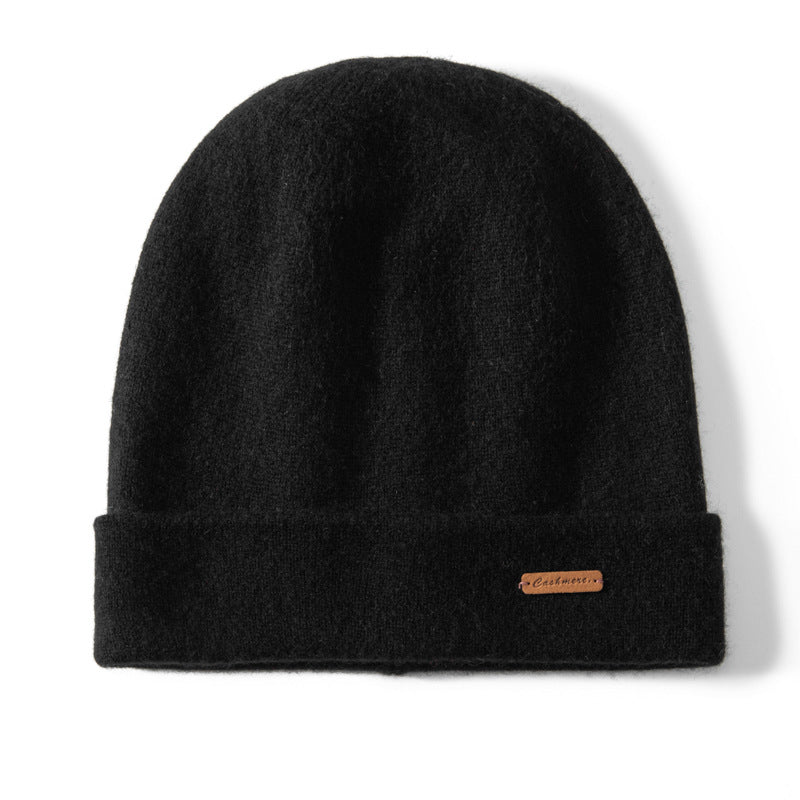 Cashmere Beanie Double - layer Thickened Winter Cashmere Hats Women and Men