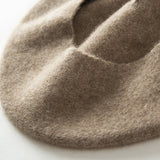 Women Cashmere Beret Beret Knitted Cashmere Hat