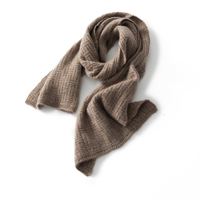 Cashmere Scarf Soft Solid Cashmere Scarf Wrap Shawl Knitted Cashmere Scarves