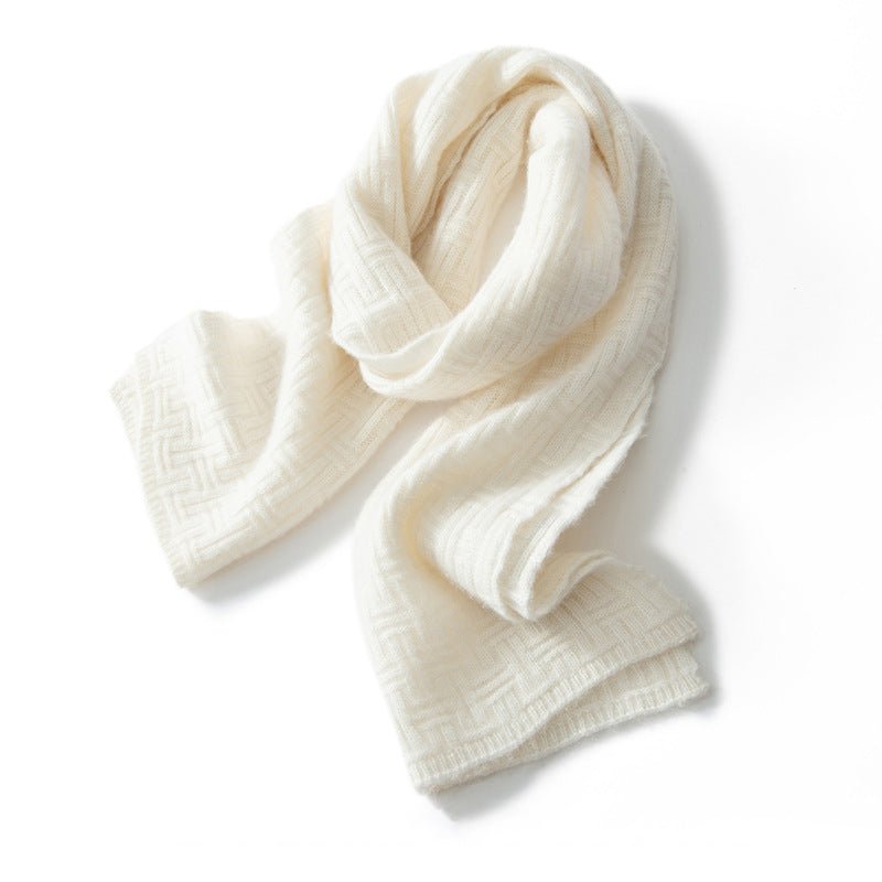 Cashmere Scarf Soft Solid Cashmere Scarf Wrap Shawl Knitted Cashmere Scarves